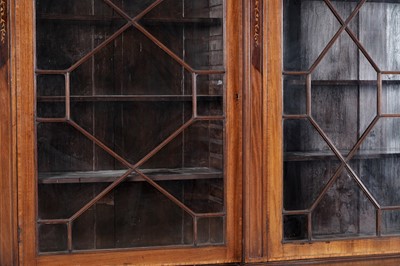 Lot 1266 - A large and impressive 19th Century mahogany breakfront bookcase