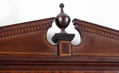 Lot 1266 - A large and impressive 19th Century mahogany breakfront bookcase