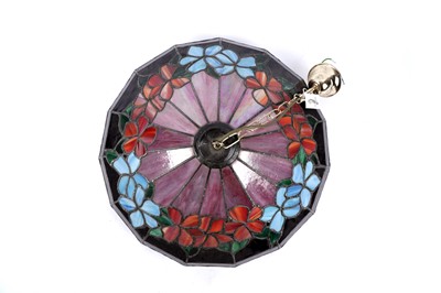 Lot 184 - A Tiffany style ceiling light