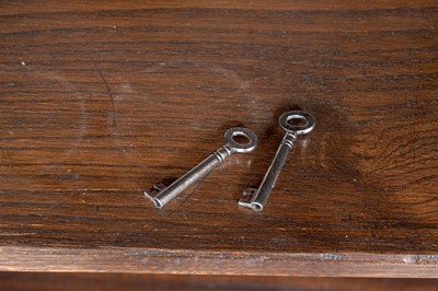 Lot 118 - Titchmarsh and Goodwin: a Georgian style oak bookcase
