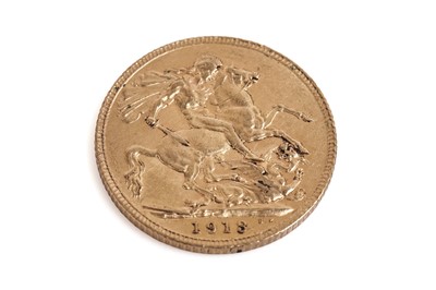 Lot 779 - A George V gold sovereign 1913