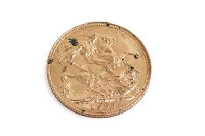 Lot 782 - An Edward VII gold sovereign 1907