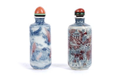 Lot 841 - Two Chinese snuff bottles