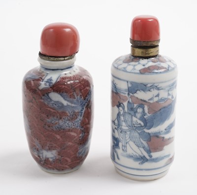 Lot 842 - Two Chinese snuff bottles