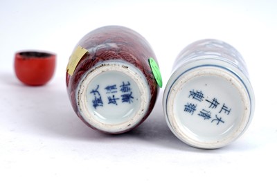 Lot 842 - Two Chinese snuff bottles