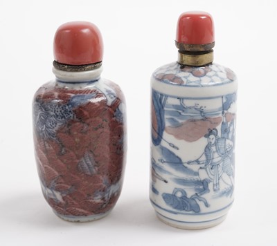 Lot 842 - Two Chinese snuff bottles