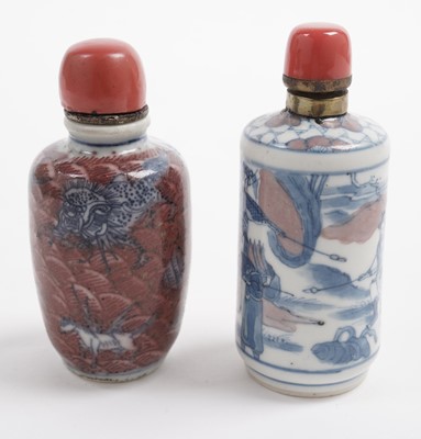 Lot 842 - Two Chinese snuff bottles