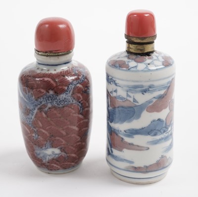 Lot 842 - Two Chinese snuff bottles