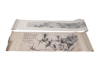 Lot 895A - Two Chinese scroll paintings