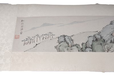 Lot 895 - Two Chinese scroll paintings