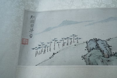 Lot 895 - Two Chinese scroll paintings