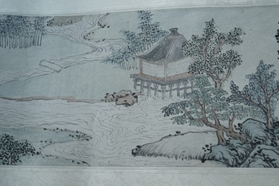 Lot 895 - Two Chinese scroll paintings