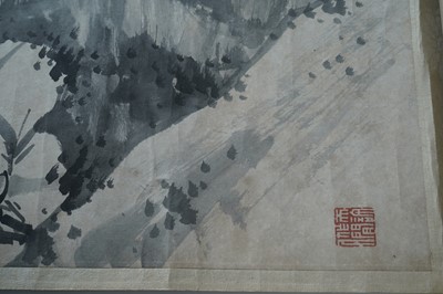 Lot 895 - Two Chinese scroll paintings