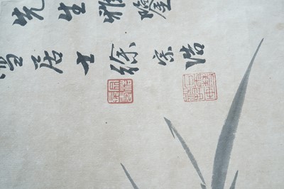 Lot 895 - Two Chinese scroll paintings