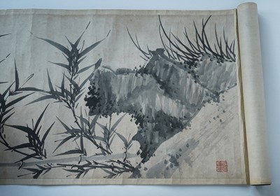 Lot 895 - Two Chinese scroll paintings