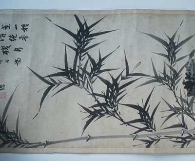 Lot 895 - Two Chinese scroll paintings