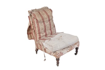 Lot 1492 - Howard & Sons London: a late Victorian nursing chair