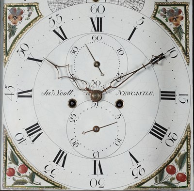 Lot 1366 - John Scott, Newcastle: early-19th Century mahogany 8-day longcase clock