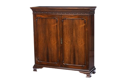 Lot 1460 - A Regency rosewood bookcase