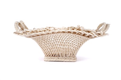 Lot 994 - A Belleek basket