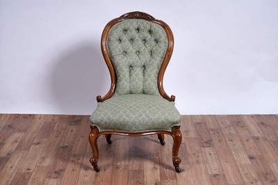 Lot 51 - Two Victorian piano stools; and three chairs