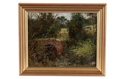 Lot 130 - Wilson Hepple - Brainshaugh Burn, July 1896 | oil