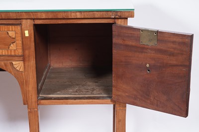 Lot 93 - A 19th Century inlaid mahogany and satinwood banded sideboard