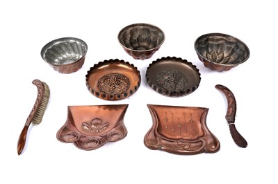 Lot 308 - A selection of early 20th Century copper