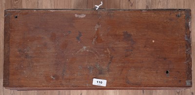 Lot 110 - Two vintage mahogany tabletop cabinets