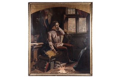 Lot 30 - After James Drummond - James I of Scotland Sees His Future Queen | oil