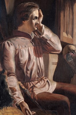 Lot 625 - After James Drummond - James I of Scotland Sees His Future Queen | oil