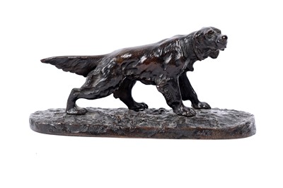 Lot 265 - A late 19th Century bronze study of a red setter