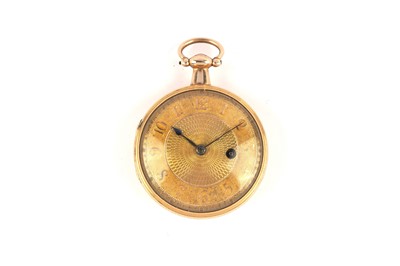 Lot 555 - Dwerrihouse & Carter, Berkeley Square: an 18ct yellow gold cased open faced pocket watch