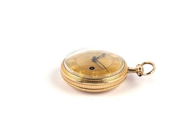 Lot 555 - Dwerrihouse & Carter, Berkeley Square: an 18ct yellow gold cased open faced pocket watch