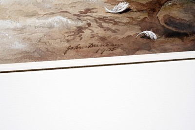 Lot 983 - John Duncan - Woodcock (Just Arrived) | watercolour