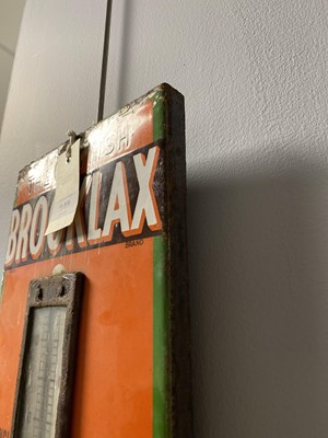 Lot 148 - ﻿A vintage Brooklax 'Chocolate Laxative' enamel sign