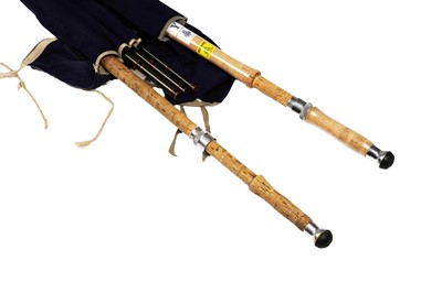 Lot 1796 - Two Hardy salmon fishing rods