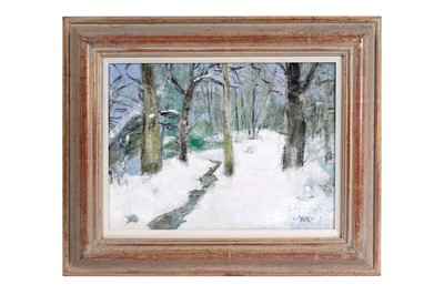 Lot 221 - Gordon Bryce RSA RSW - Woodland December | oil