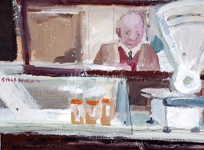 Lot 199 - Brita Granström - The Bacon Slicer | acrylic