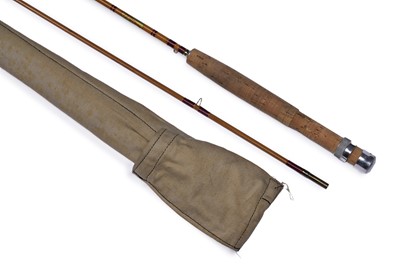 Lot 1782 - A Constable split cane rod with canvas slip