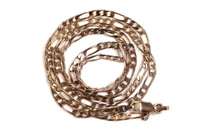 Lot 627 - A 9ct yellow gold curb link chain necklace