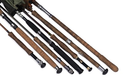 Lot 1899 - A collection of fishing rods