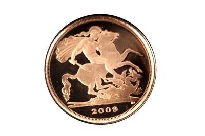 Lot 1202 - The Royal Mint 2007 quarter sovereign gold proof coin