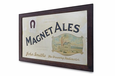 Lot 156 - ﻿A decorative 'Magnet Ales' ﻿advertising mirror