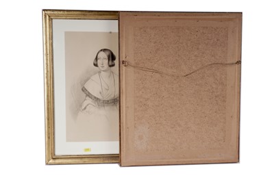 Lot 269 - 19th Century British School - Portrait pair of a young lady and a gentleman | pencil drawing