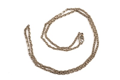 Lot 708 - A 9ct yellow gold belcher link chain necklace