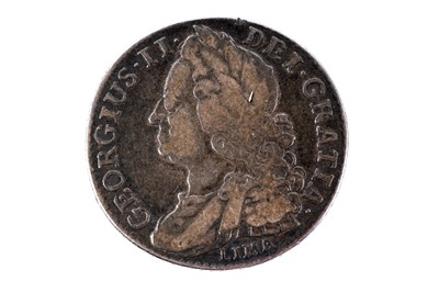 Lot 1268 - A George II shilling, 1745