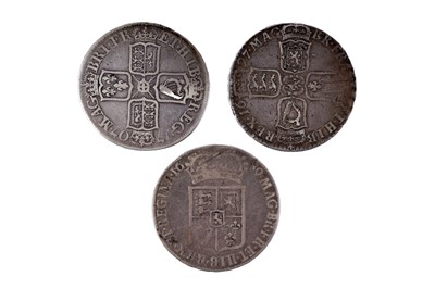 Lot 1230 - Three 17th/18th Century half crowns