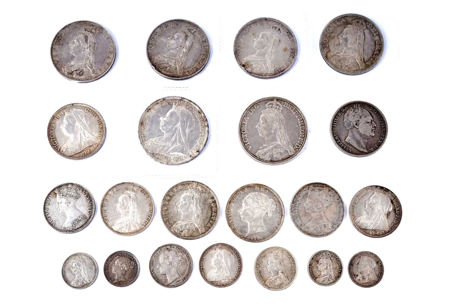 Lot 1234 - 19th Century silver coinage