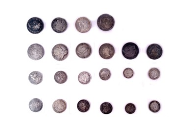 Lot 1235 - Small silver coinage